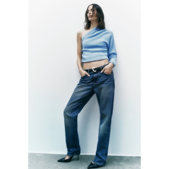 Zara asymmetric knit sweater - Picture 8 of 15